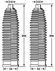 Пыльник, рулевое управление BORG & BECK купить
