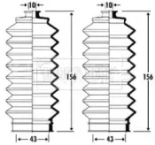 Пыльник, рулевое управление BORG & BECK купить
