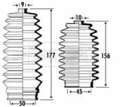 Пыльник, рулевое управление BORG & BECK купить