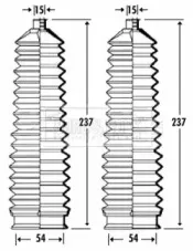 Пыльник, рулевое управление BORG & BECK купить