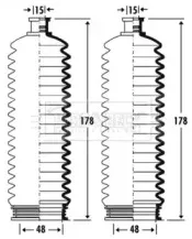 Пыльник, рулевое управление BORG & BECK купить