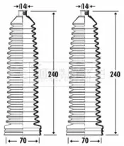 Пыльник, рулевое управление BORG & BECK купить
