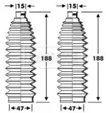 Пыльник, рулевое управление BORG & BECK купить