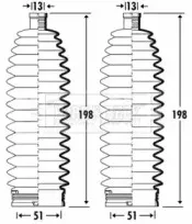 Пыльник, рулевое управление BORG & BECK купить