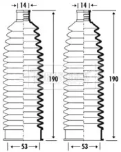 Пыльник, рулевое управление BORG & BECK купить