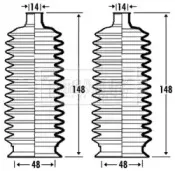 Пыльник, рулевое управление BORG & BECK купить
