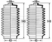 Пыльник, рулевое управление BORG & BECK купить