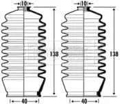 Пыльник, рулевое управление BORG & BECK купить