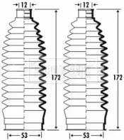 Пыльник, рулевое управление BORG & BECK купить