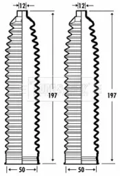 Пыльник, рулевое управление BORG & BECK купить