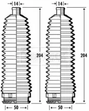 Пыльник, рулевое управление BORG & BECK купить