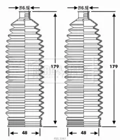 Пыльник, рулевое управление BORG & BECK купить