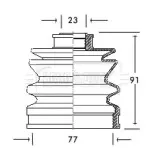 Пыльник, приводной вал BORG & BECK купить