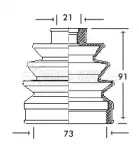 Пыльник, приводной вал BORG & BECK купить