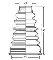 Пыльник, приводной вал BORG & BECK купить