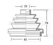 Пыльник, приводной вал BORG & BECK купить