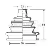 Пыльник, приводной вал BORG & BECK купить