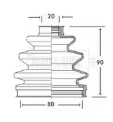 Пыльник, приводной вал BORG & BECK купить