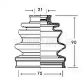 Пыльник, приводной вал BORG & BECK купить