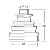 Пыльник, приводной вал BORG & BECK купить