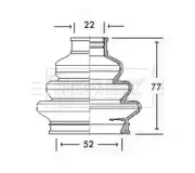 Пыльник, приводной вал BORG & BECK купить