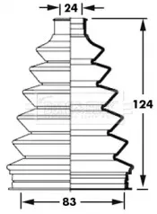 Пыльник, приводной вал BORG & BECK купить