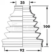 Пыльник, приводной вал BORG & BECK купить