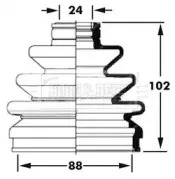Пыльник, приводной вал BORG & BECK купить