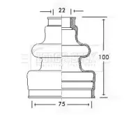 Пыльник, приводной вал BORG & BECK купить