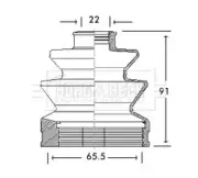 Пыльник, приводной вал BORG & BECK купить