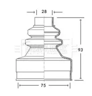 Пыльник, приводной вал BORG & BECK купить