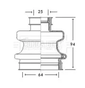 Пыльник, приводной вал BORG & BECK купить