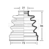 Пыльник, приводной вал BORG & BECK купить