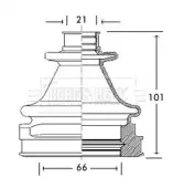 Пыльник, приводной вал BORG & BECK купить