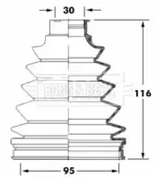 Пыльник, приводной вал BORG & BECK купить