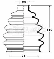 Пыльник, приводной вал BORG & BECK купить