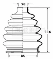 Пыльник, приводной вал BORG & BECK купить