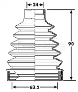 Пыльник, приводной вал BORG & BECK купить