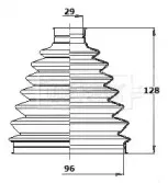 Пыльник, приводной вал BORG & BECK купить