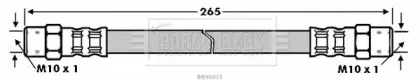 Тормозной шланг BORG & BECK купить