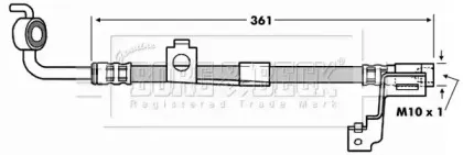 Тормозной шланг BORG & BECK купить