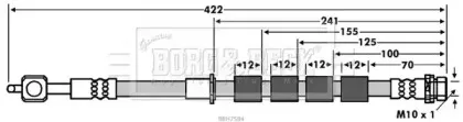 Тормозной шланг BORG & BECK купить