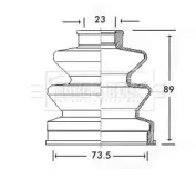 Пыльник, приводной вал BORG & BECK купить