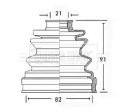 Пыльник, приводной вал BORG & BECK купить