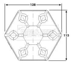 Шарнир, продольный вал BORG & BECK купить