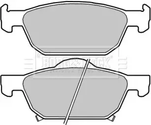 Комплект тормозных колодок, дисковый тормоз BORG & BECK купить