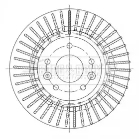 Тормозной диск BORG & BECK купить