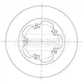 Тормозной диск BORG & BECK купить