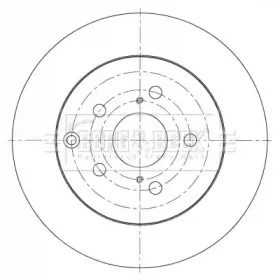 Тормозной диск BORG & BECK купить
