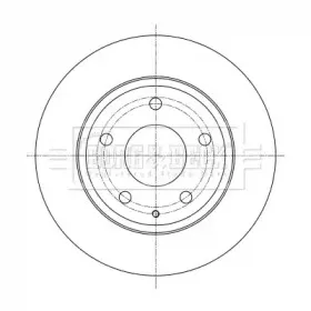 Тормозной диск BORG & BECK купить